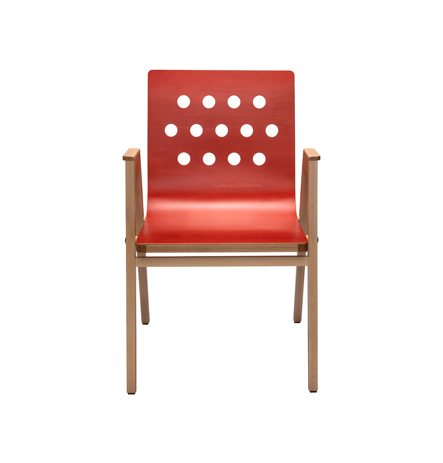 Armlehn&shy;holzstuhl Stadthallen&shy;sessel L13