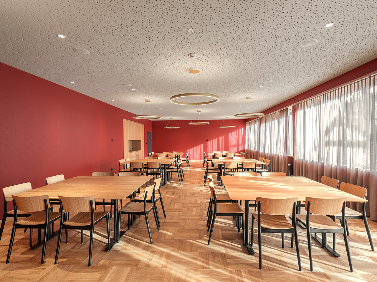 Neues Verpflegungskonzept Altersbetreuung Stiftung Leben im Alter, Herisau &ndash; Mehrzweckraum | Architektur: Roger Bechtiger Architektur, SG